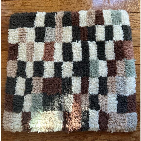 Moroccan Pillow Cushion Cover checkered euro Throw Pillow Case bohemian 21” - Picture 2 of 13